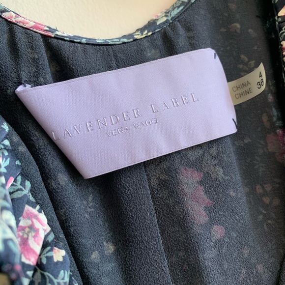 DESIGNER VERA WANG LAVENDER LABEL Silk Romper - Picture 3 of 4